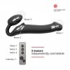 Vibrating Strapon - M - black